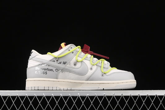 Dunk Low x OFF-WHITE 'LOT 08 OF 50' Sail Neutral Grey