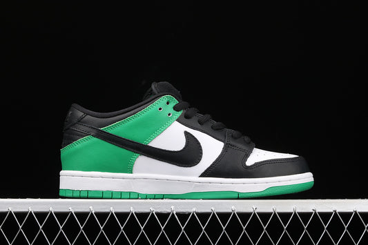 Dunk Low Classic Green Black And White